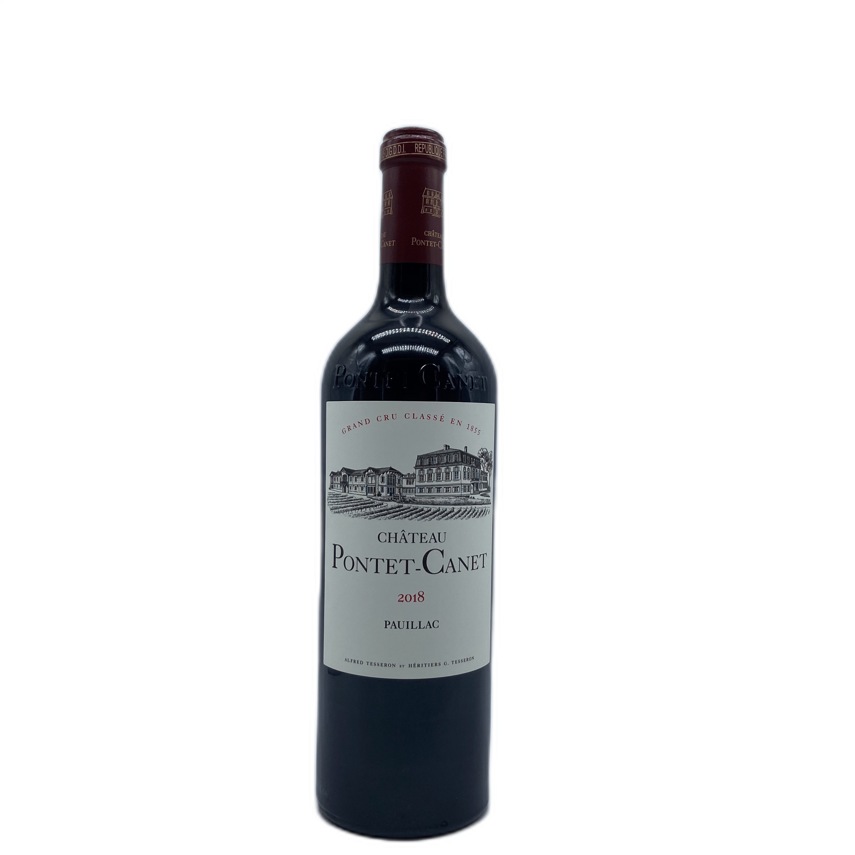 Étiquette De Vin Château Mouton Rothschild Pauillac 1977 - Décorée - France