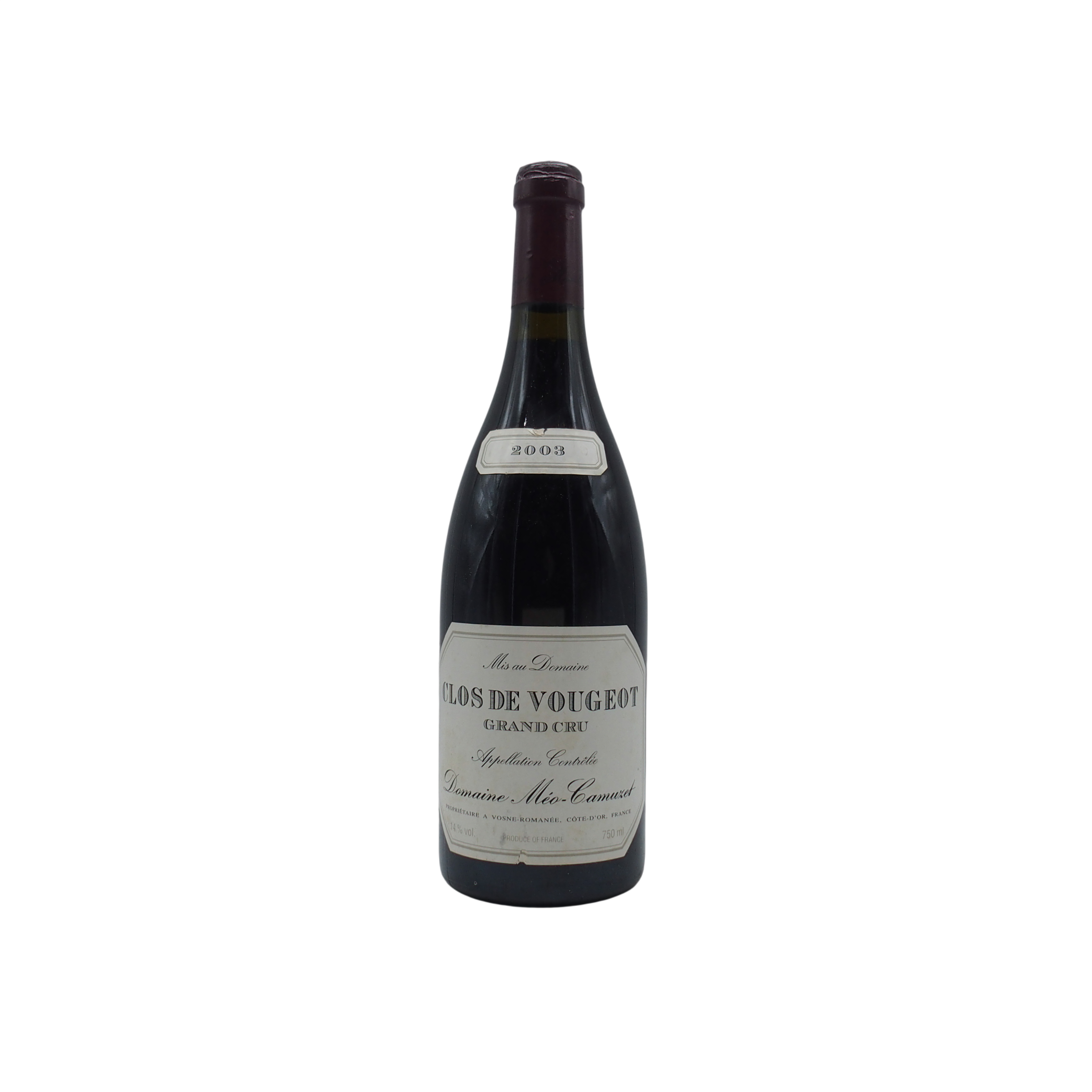 Clos de Vougeot Grand Cru Domaine Méo-Camuzet 2003