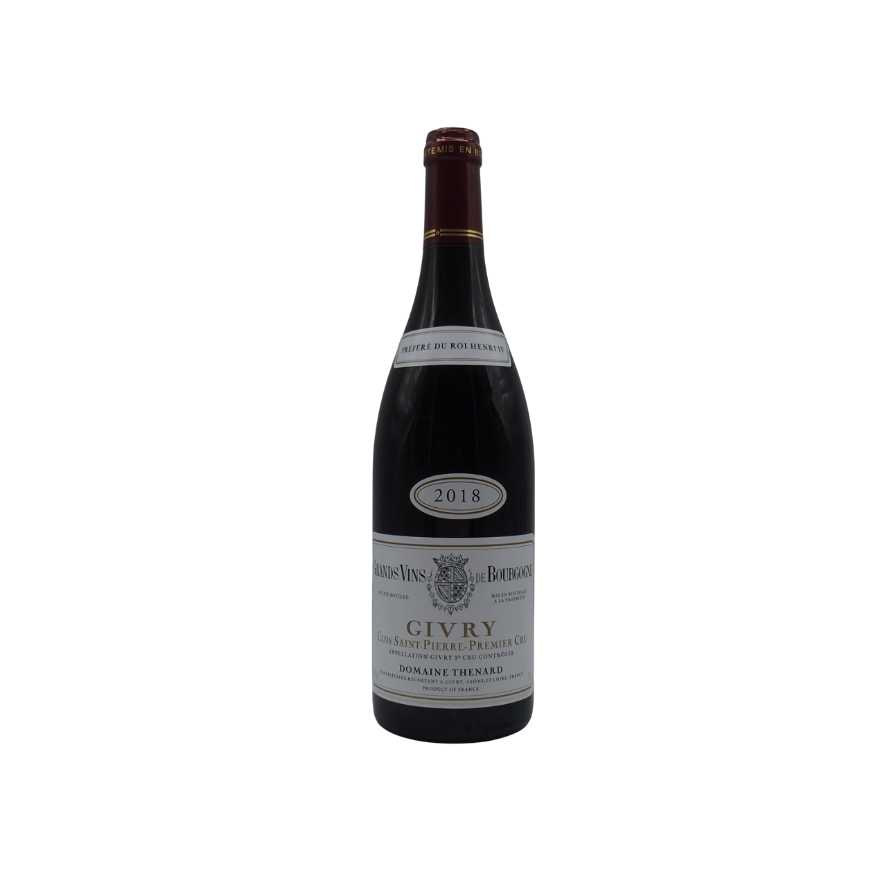 Givry 1er Cru « Clos Saint-Pierre » Monopole 2018