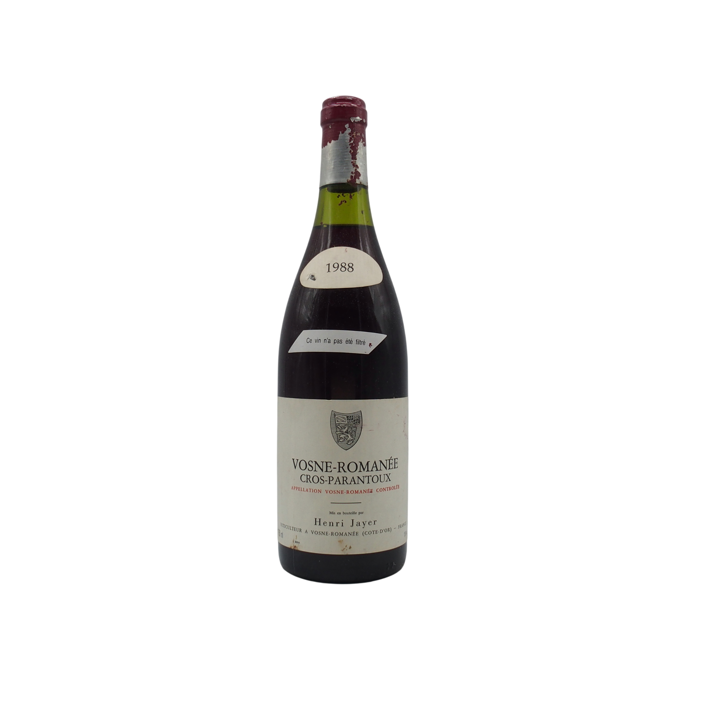 Vosne-Romanée 1er Cru « Cros Parantoux » 1988 Henri Jayer