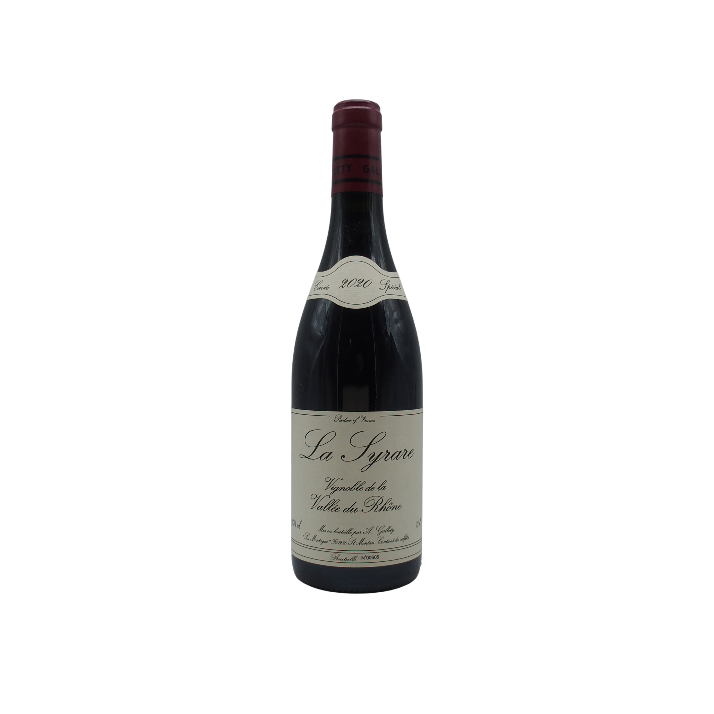 Côtes du Vivarais Rouge « La Syrare » 2020 Gallety