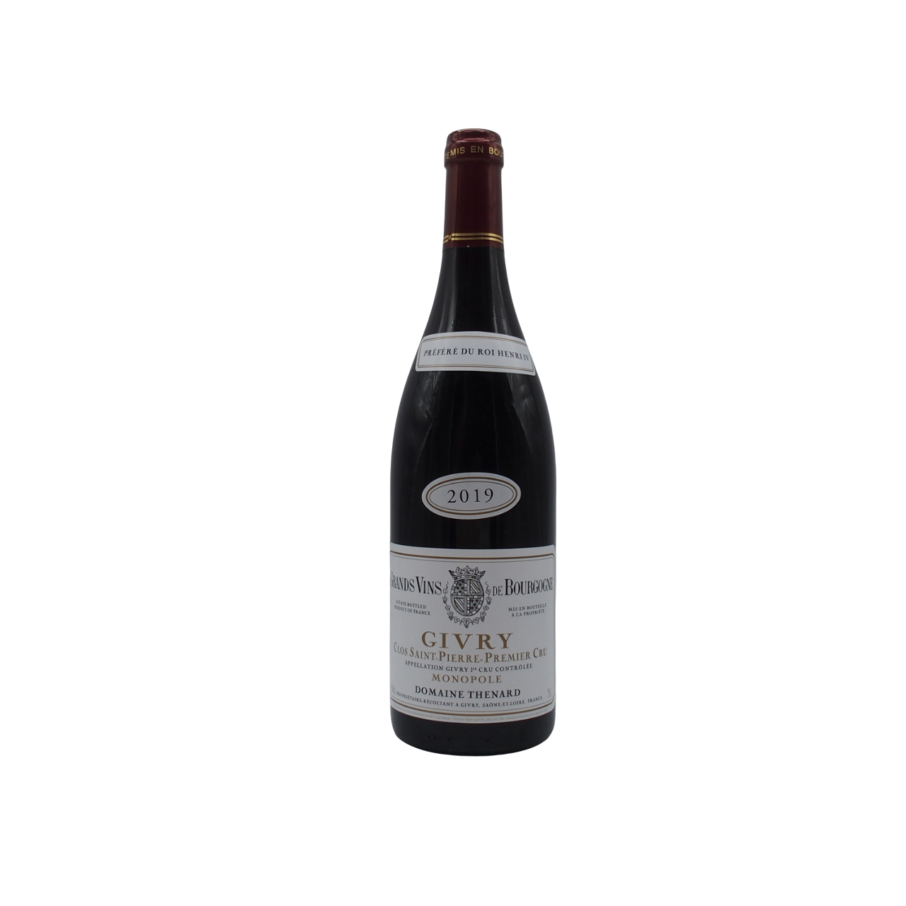 Givry 1er Cru « Clos Saint-Pierre » Monopole 2019