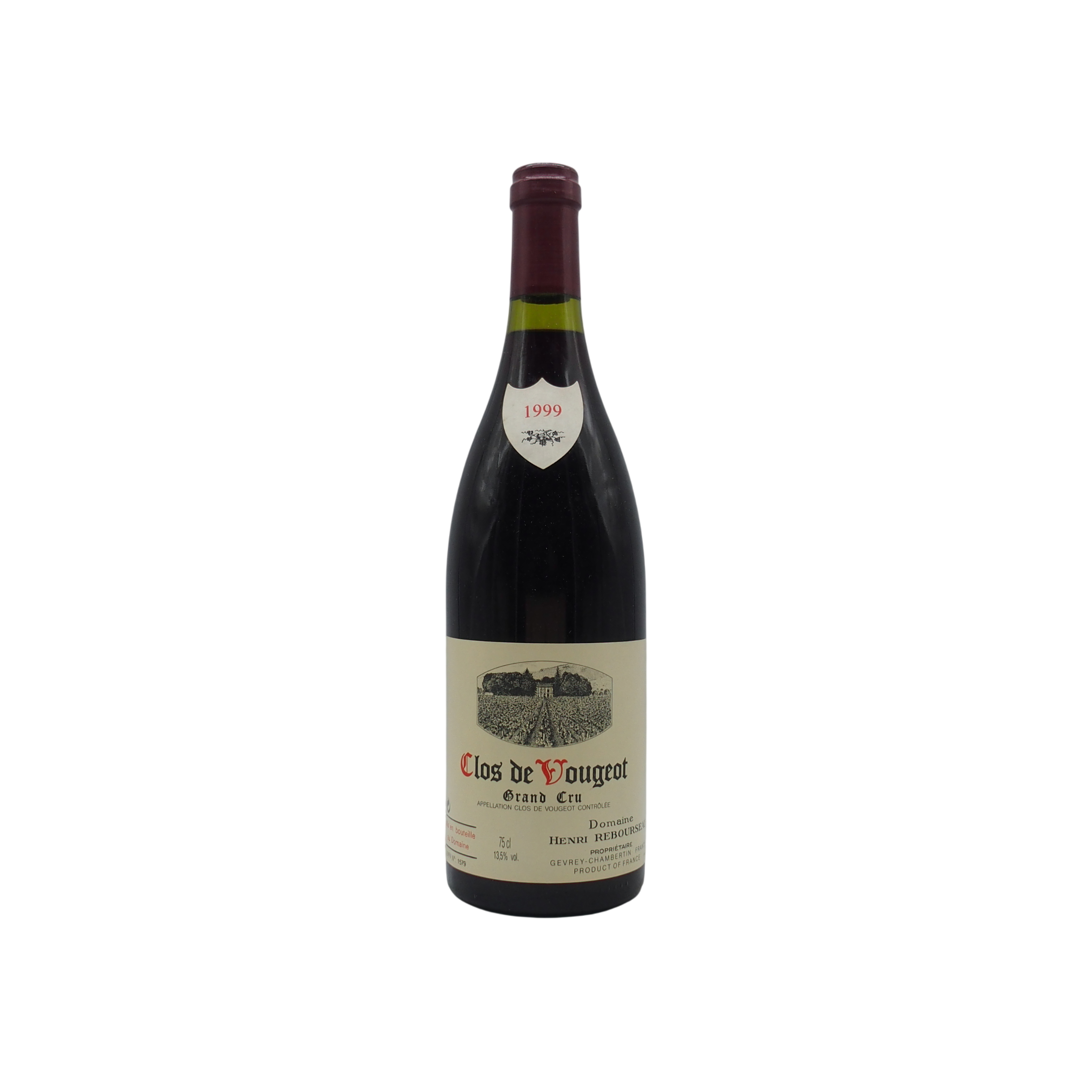 Clos de Vougeot Grand Cru 1999 Domaine Henri Rebourseau 