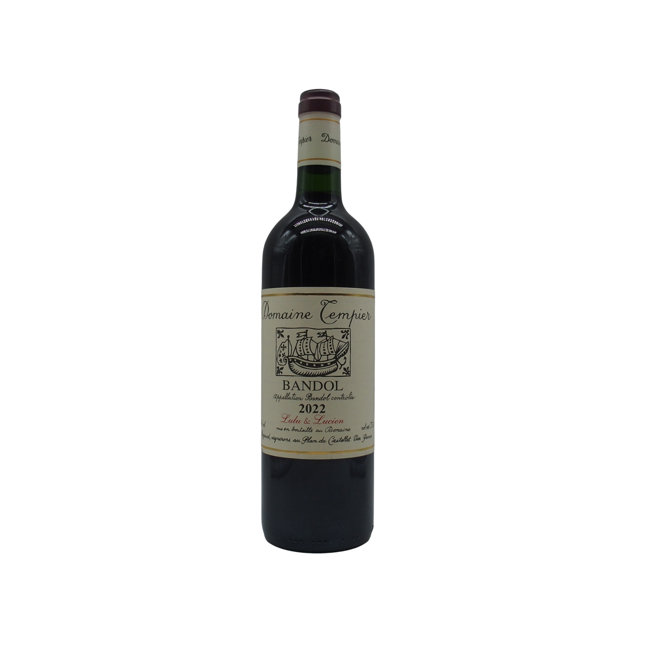 Bandol Rouge « Lulu & Lucien » 2022 Domaine Tempier