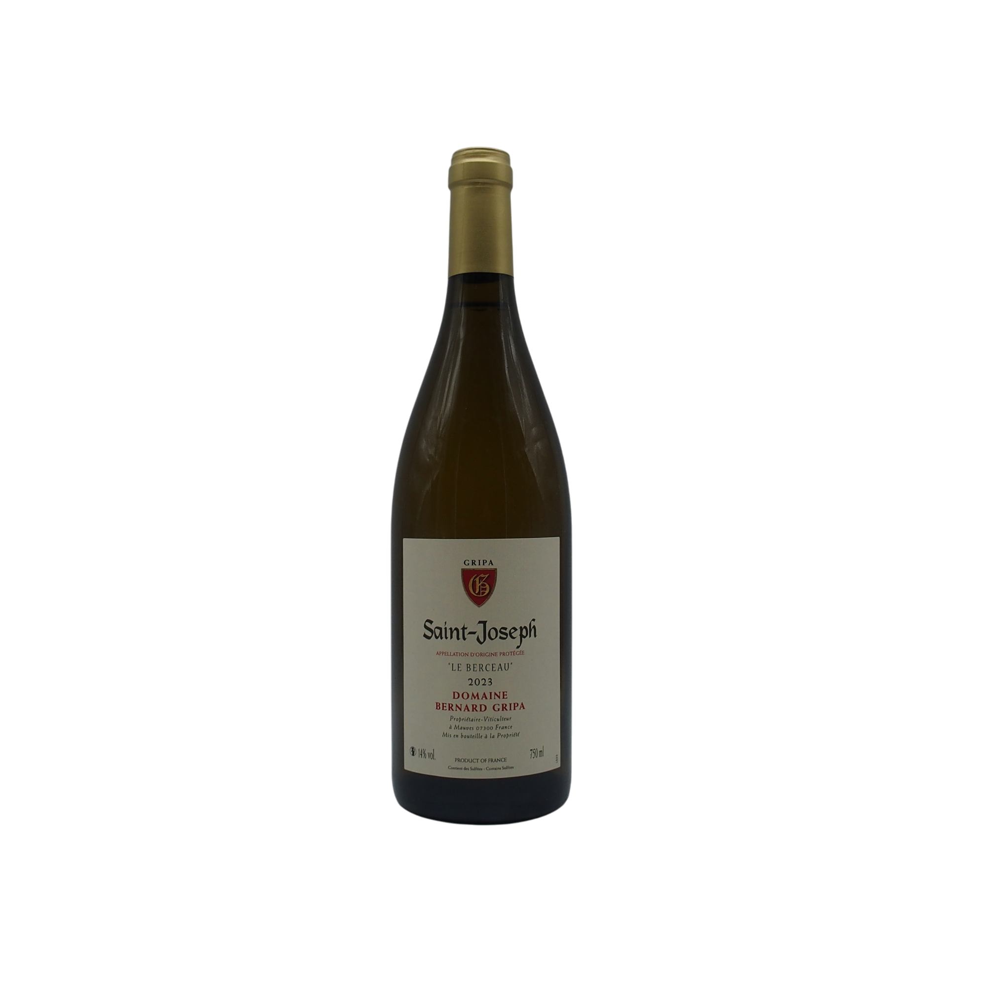 Saint-Joseph Blanc « Le Berceau » 2023 Domaine Gripa