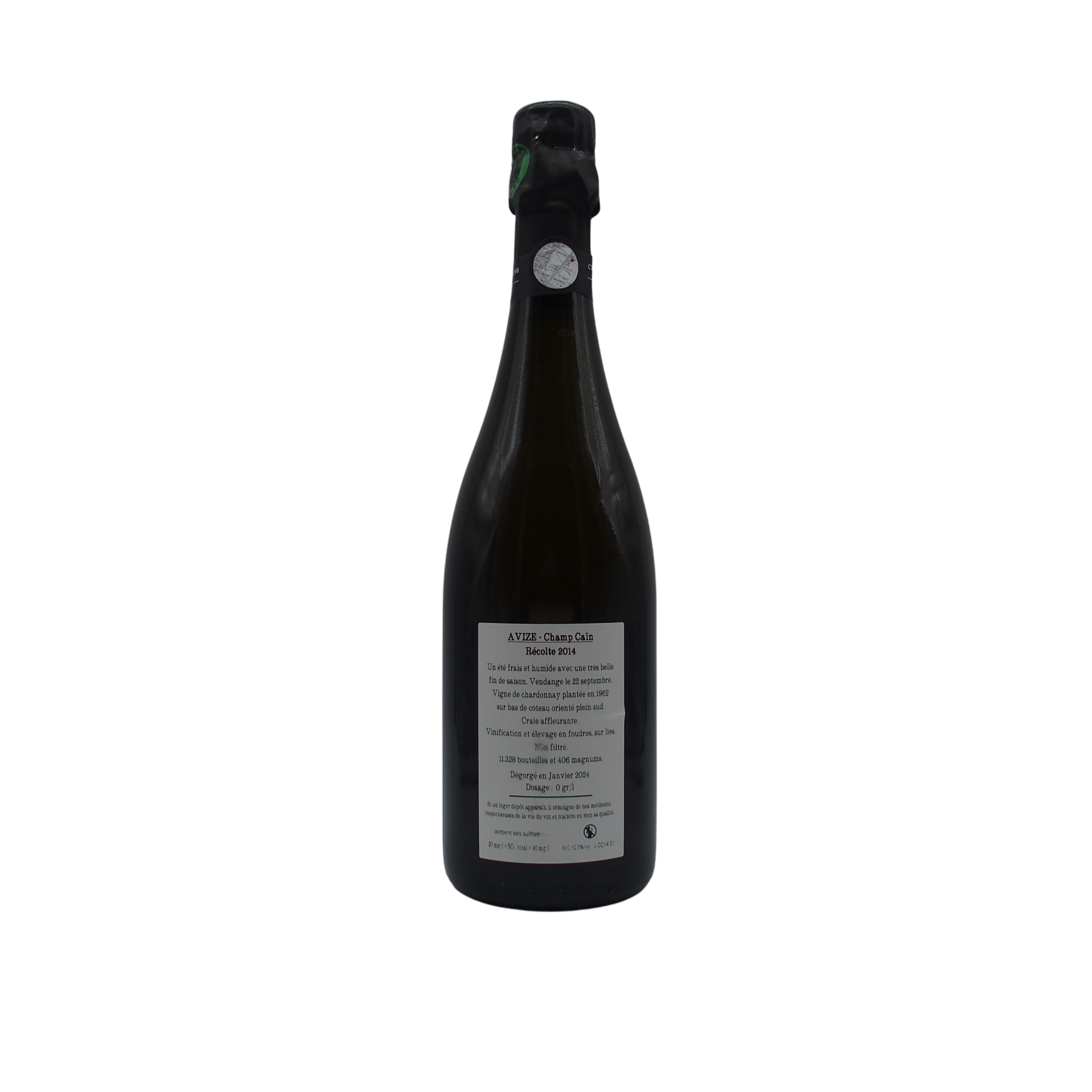 Avize Champ Caïn Récolte 2014 Champagne Jacquesson