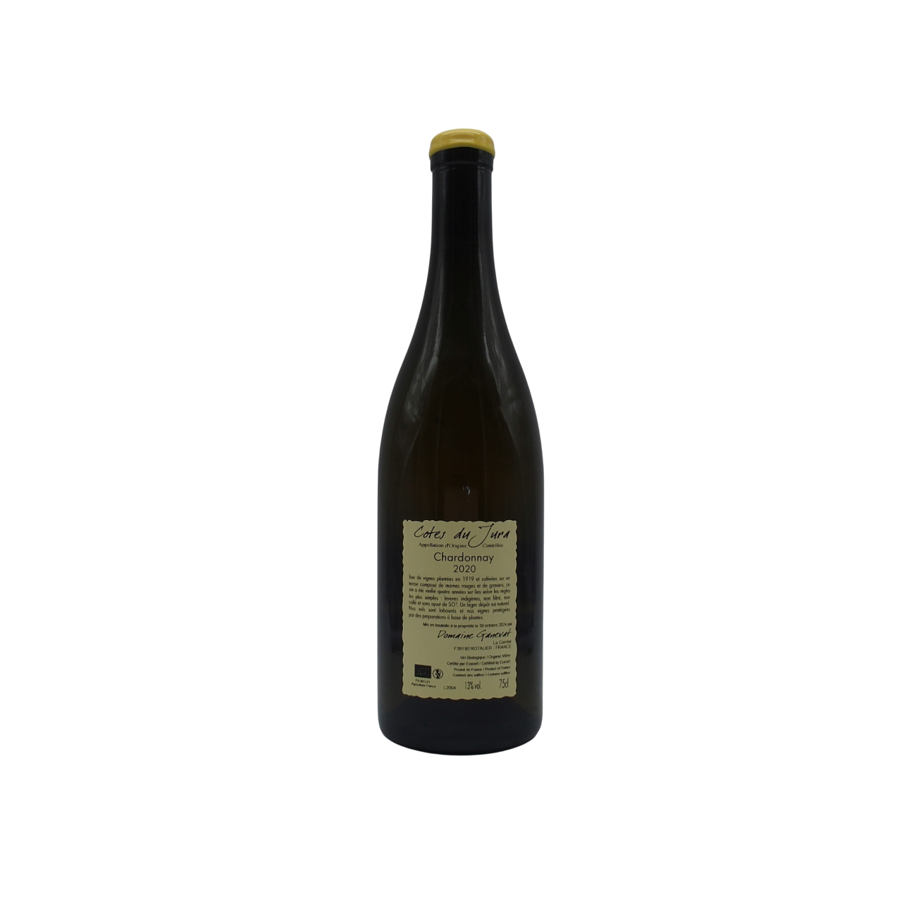 Côtes du Jura Chardonnay « Les Grands Teppes Vieilles Vignes » 2020 Domaine Ganevat