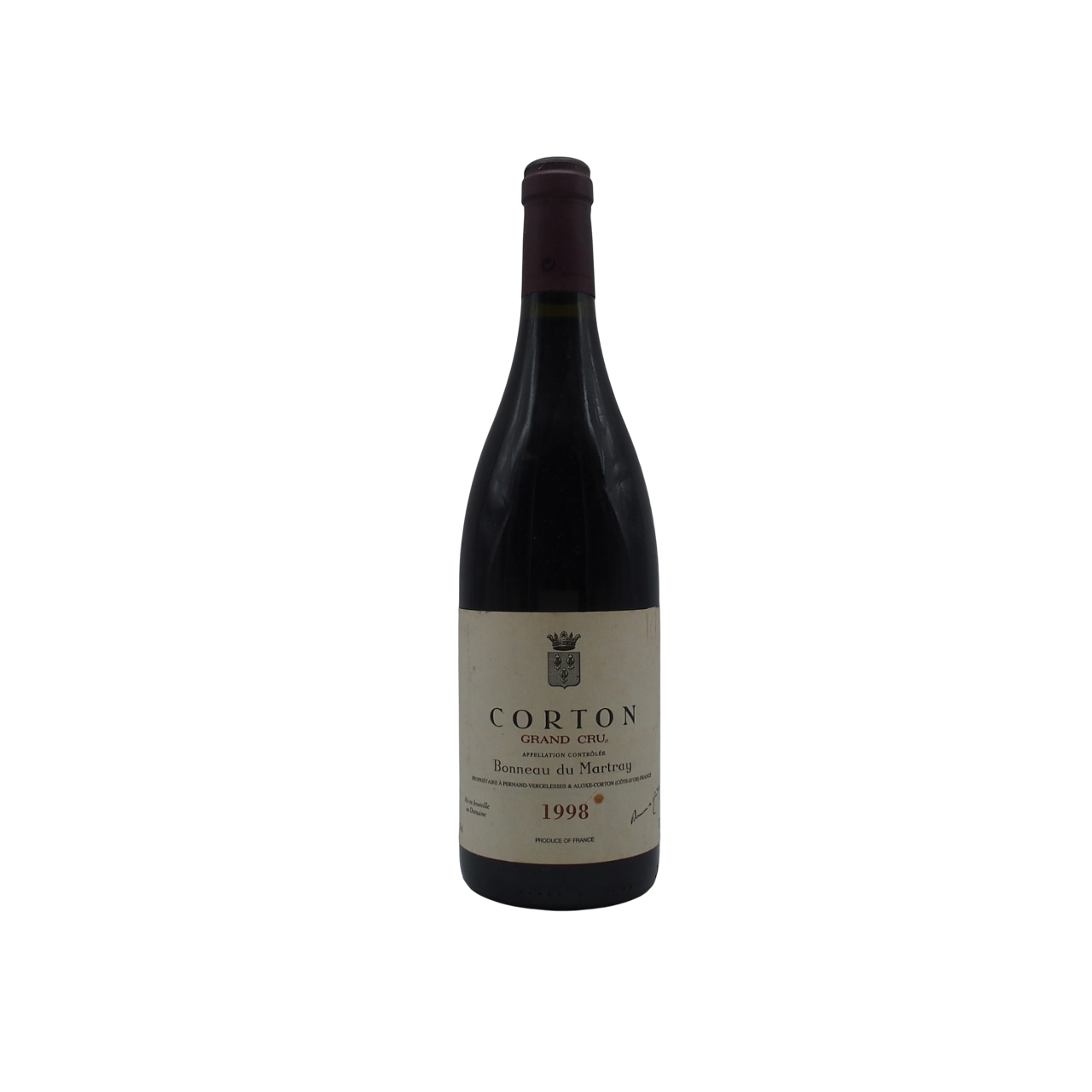 Corton Grand Cru Bonneau du Martray 1998