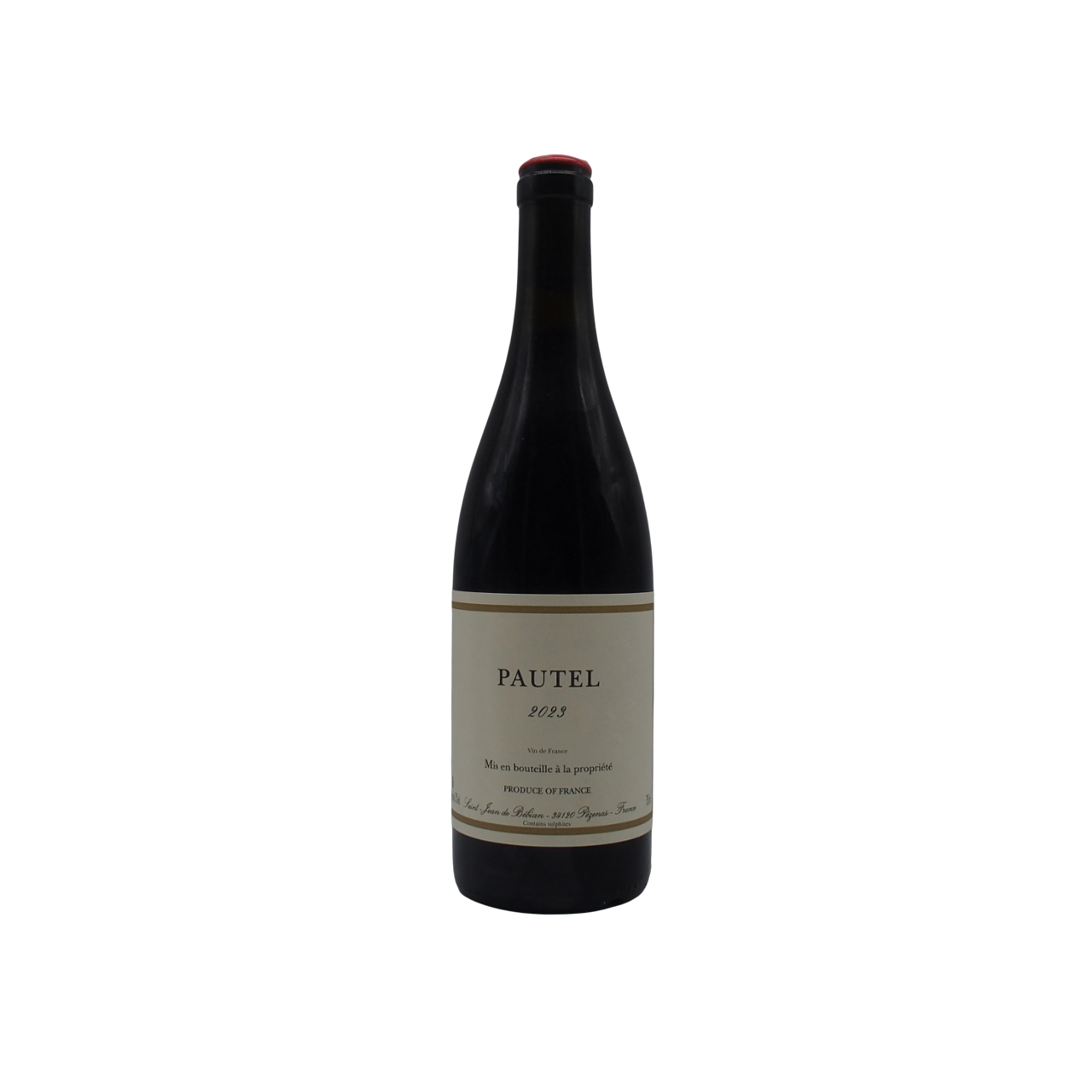 Vin de France « Pautel » 2023 Prieuré Saint-Jean de Bébian