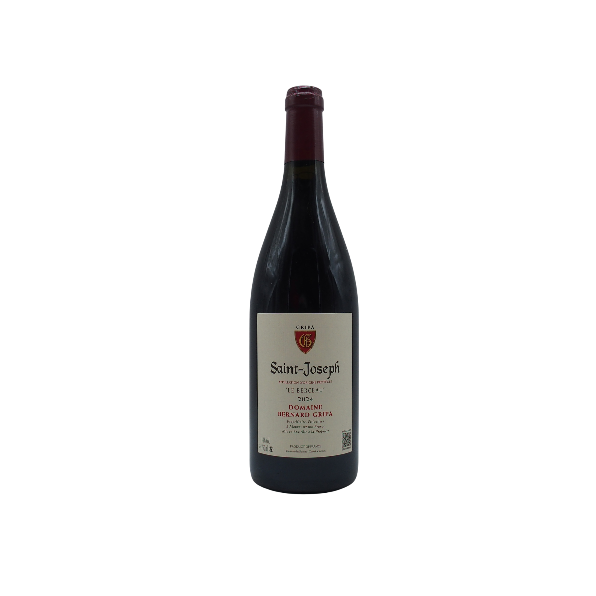 Bernard Gripa Saint-Joseph Rouge « Le Berceau » 2024