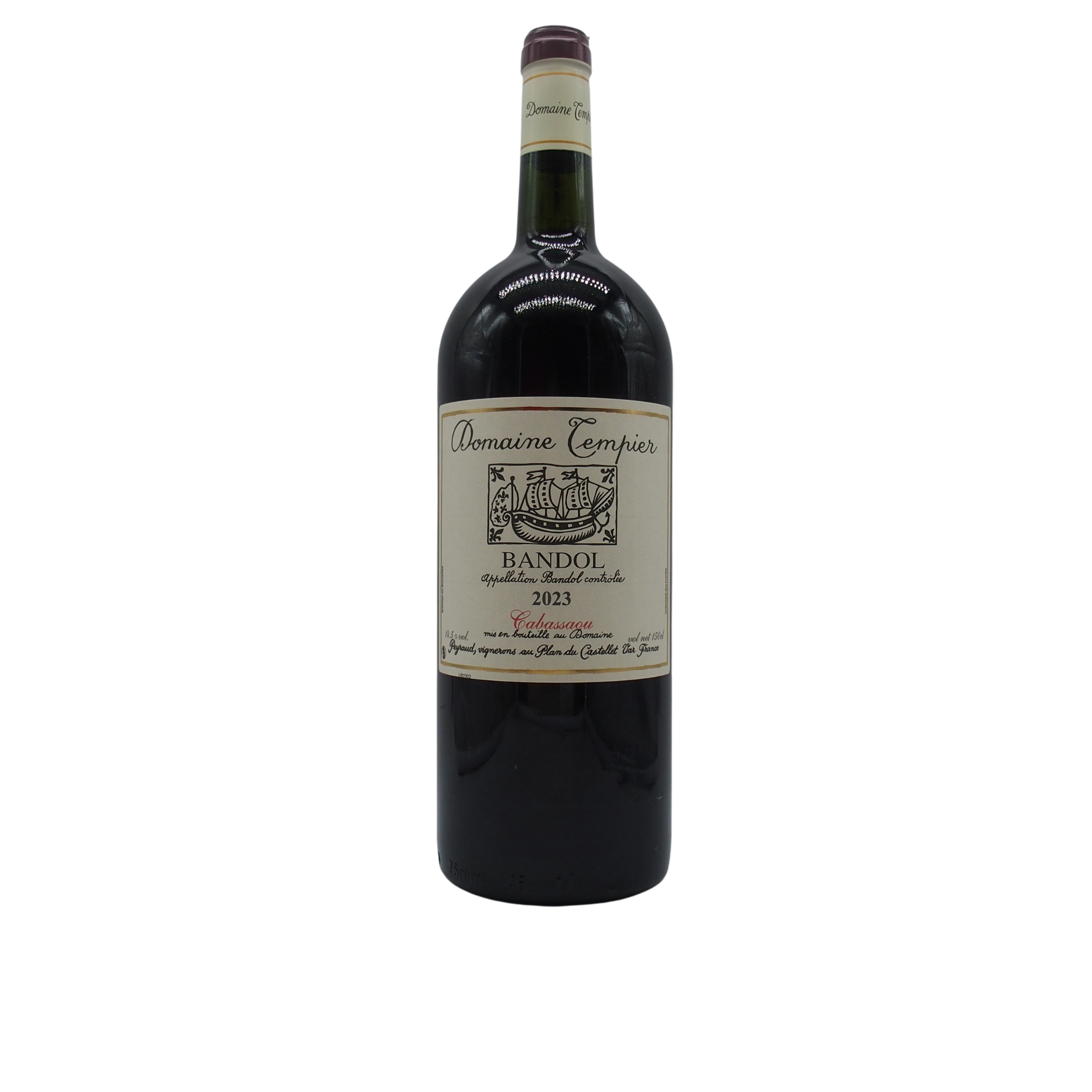 Magnum Bandol Rouge « Cabassaou » 2023 Domaine Tempier