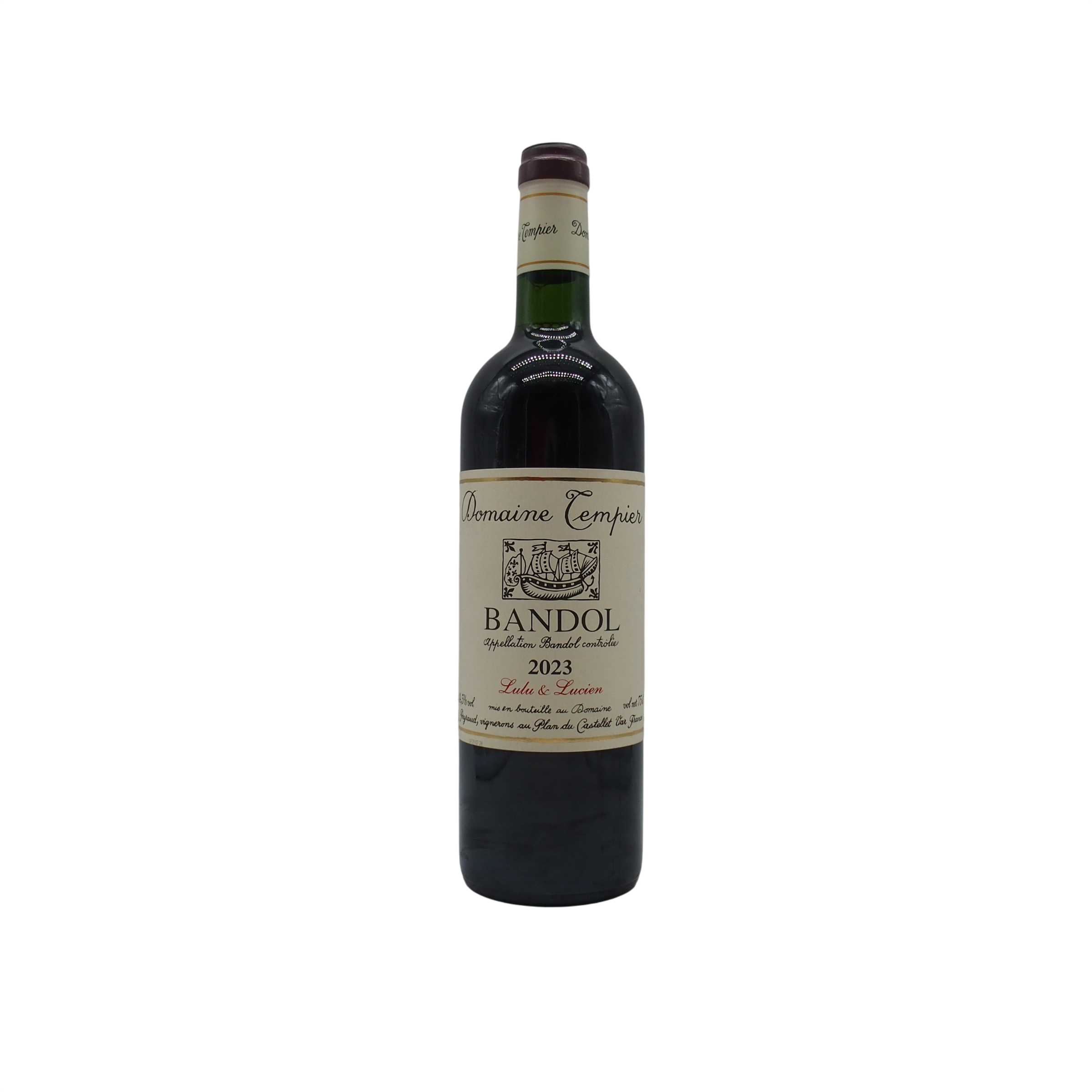 Bandol Rouge « Lulu & Lucien » 2023 Domaine Tempier