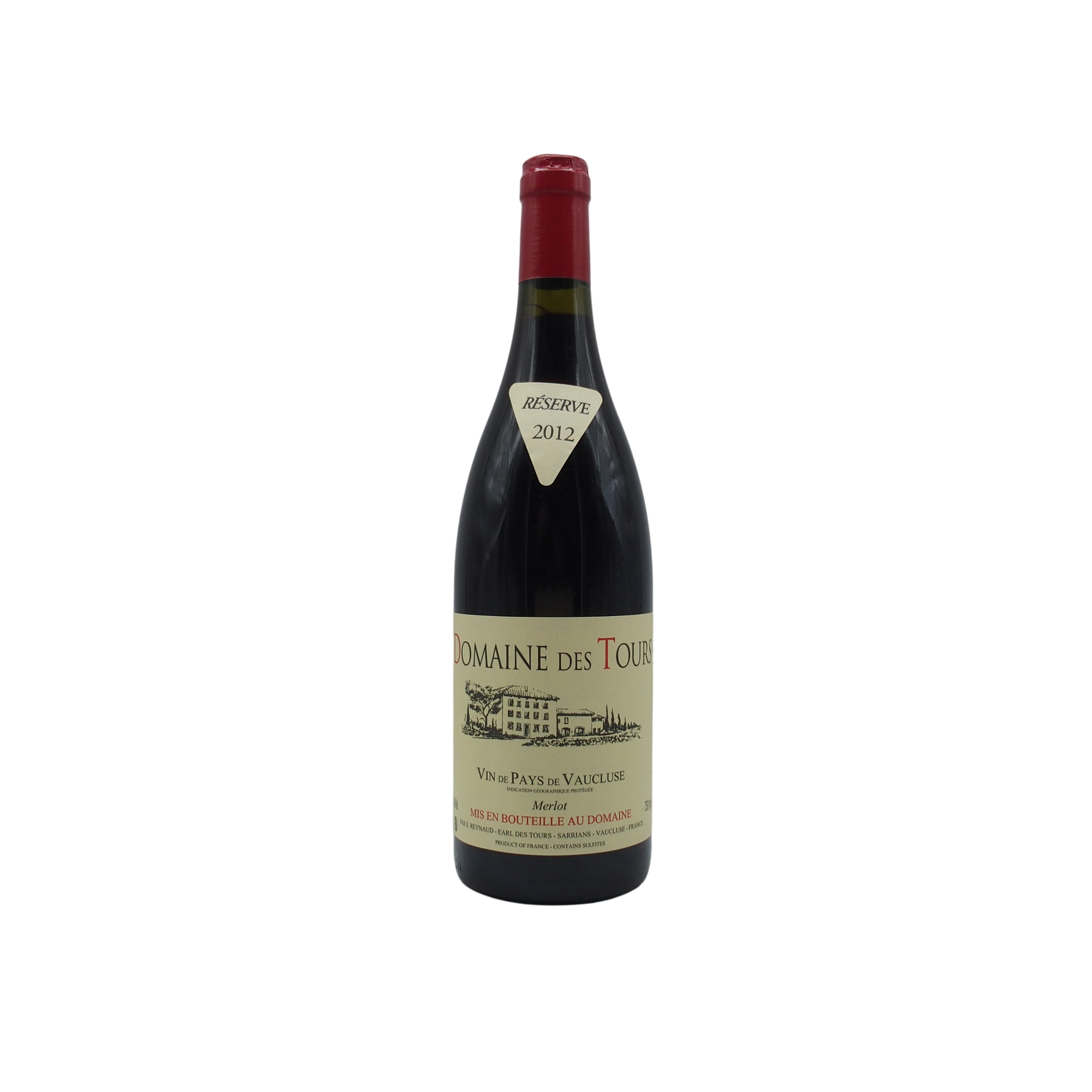 IGP Vaucluse Merlot 2012 Domaine des Tours