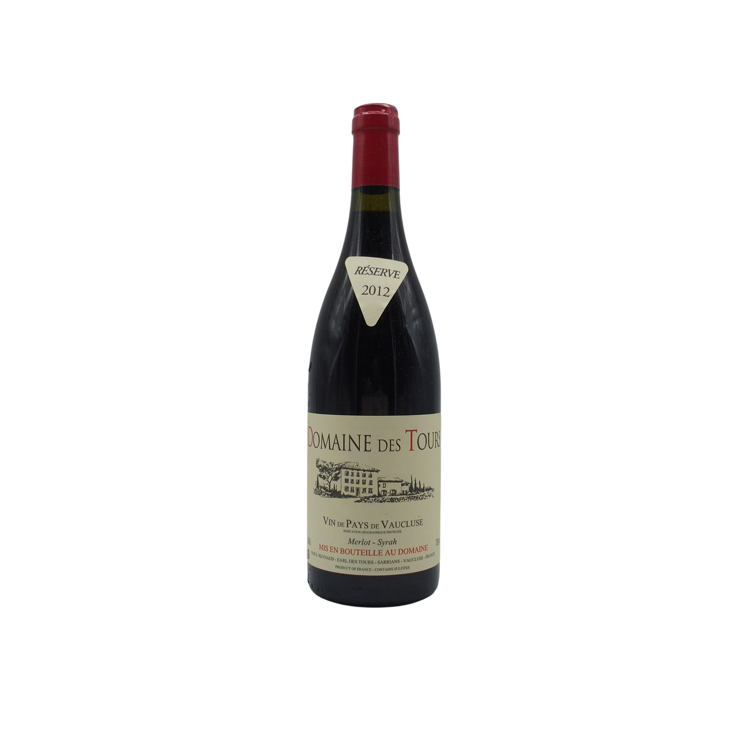 IGP Vaucluse Merlot-Syrah 2012 Domaine des Tours