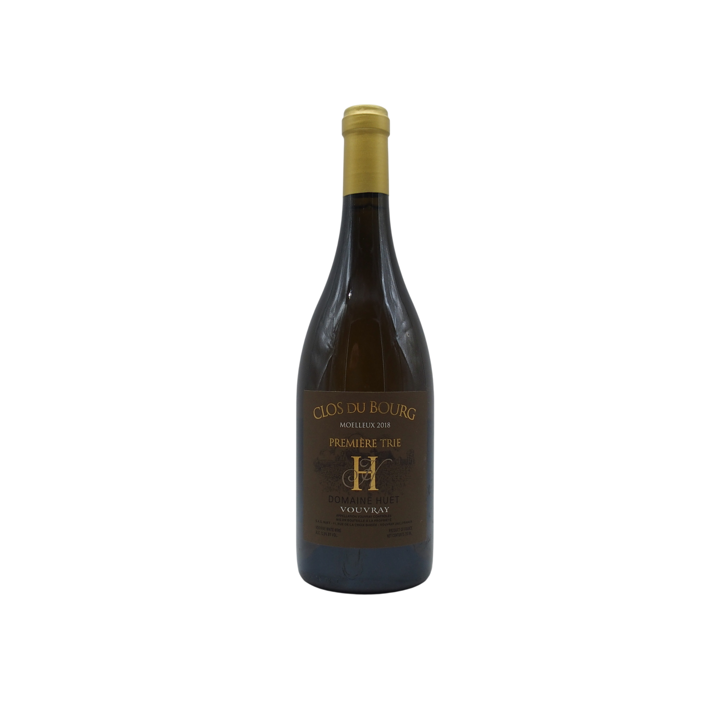 Vouvray Moelleux 1ère Trie « Clos du Bourg » 2018 Domaine Huet