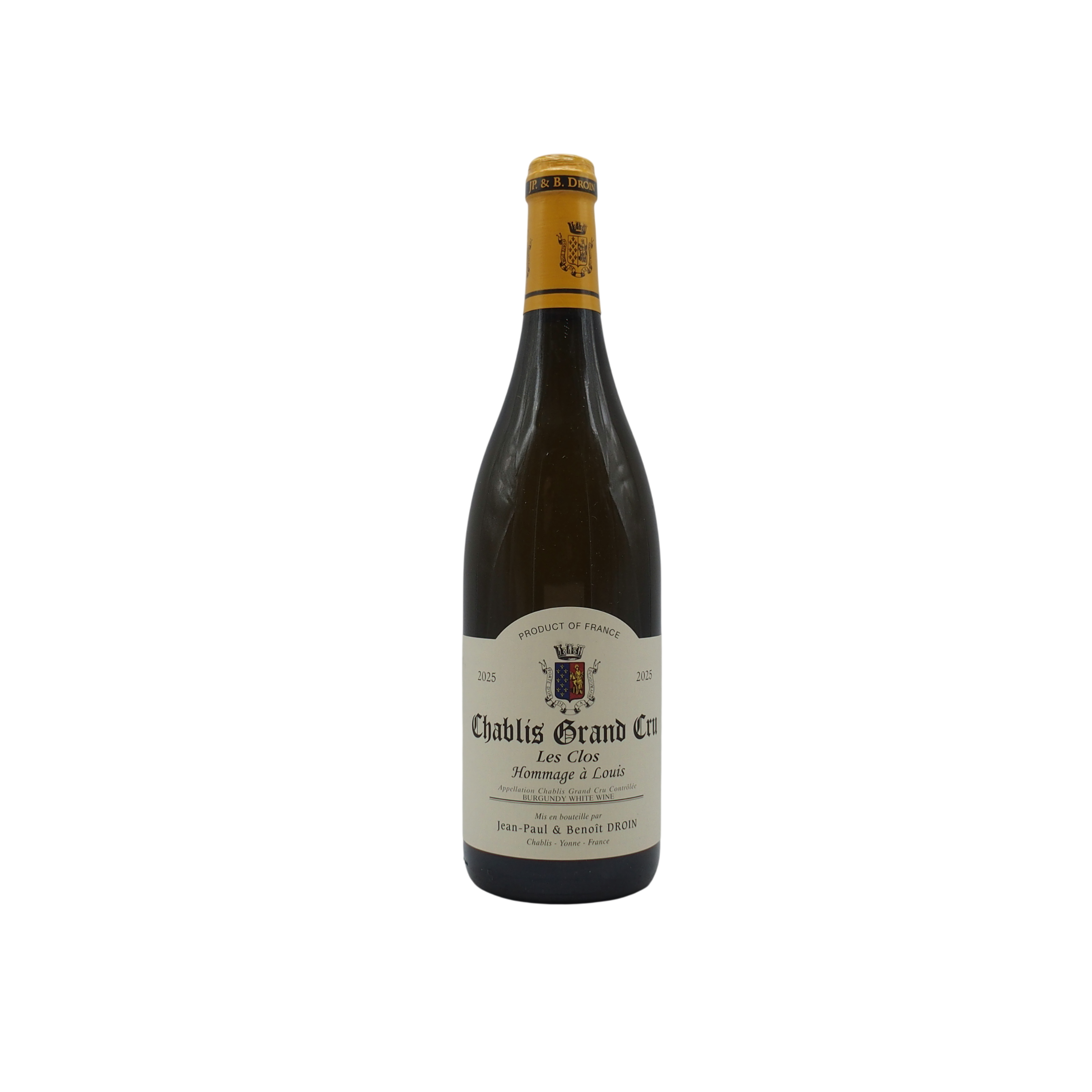 Chablis Grand Cru « Les Clos » Hommage à Louis 2025 - Jean-Paul et Benoît Droin