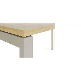 Bureau Slim 4 personnes chêne en 280x160