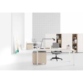 Oxi - Bureau individuel avec trappe d'accès L120xP80