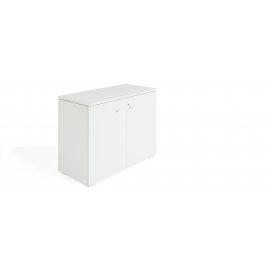 Armoire Puzzle gris blanc 80x74