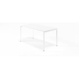 Bureau simple Slim blanc en 120x80