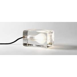 Lampe Block avec corde textile
