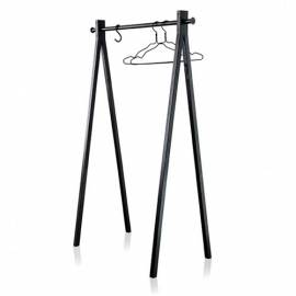 Tringle à vêtements Frêne teinté noir