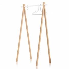 Tringle à vêtements Frêne massif
