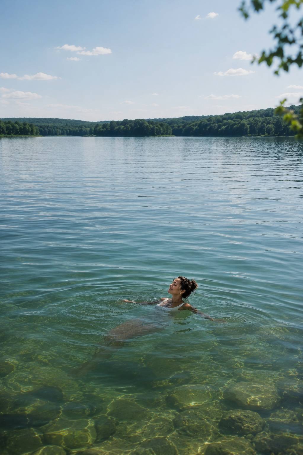 baignade lac étang