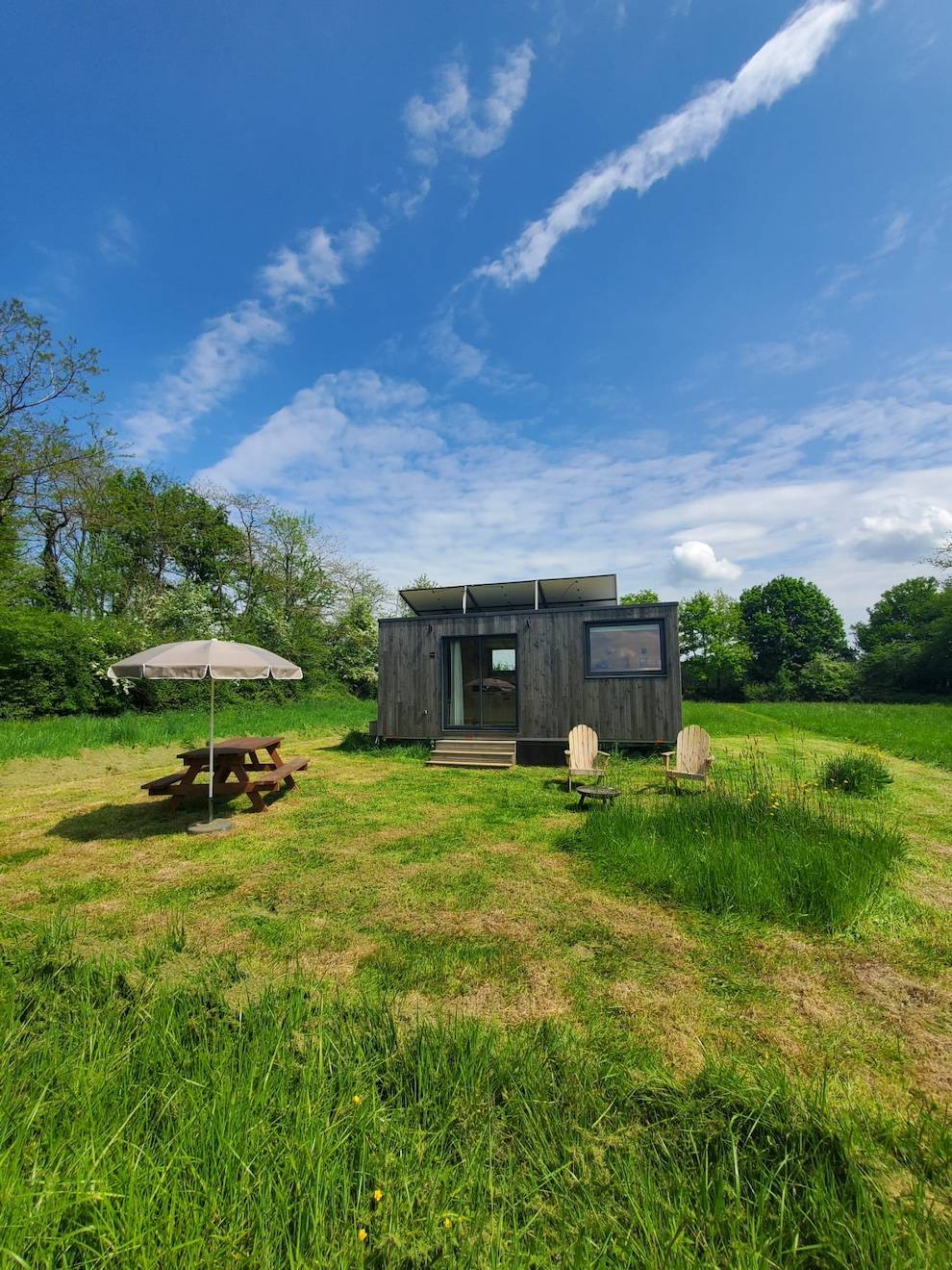 Tiny House dans les champs de Bourgogne
