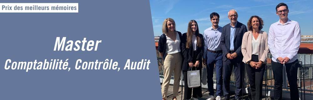 Les meilleurs mémoires du M2 Comptabilité récompensés