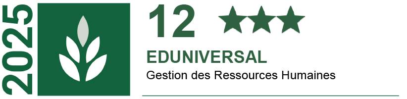 Eduniversal National 2025 TSM Licence Geston des ressources humaines Top 12