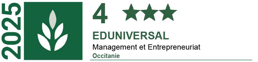 Eduniversal Occitanie 2025 TSM Licence Management Top 4
