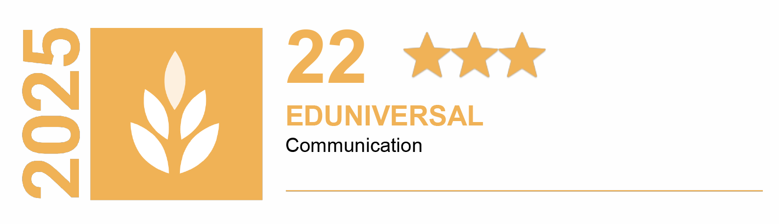 Classement eduniversal 2025 national Master 2 marketing et communication