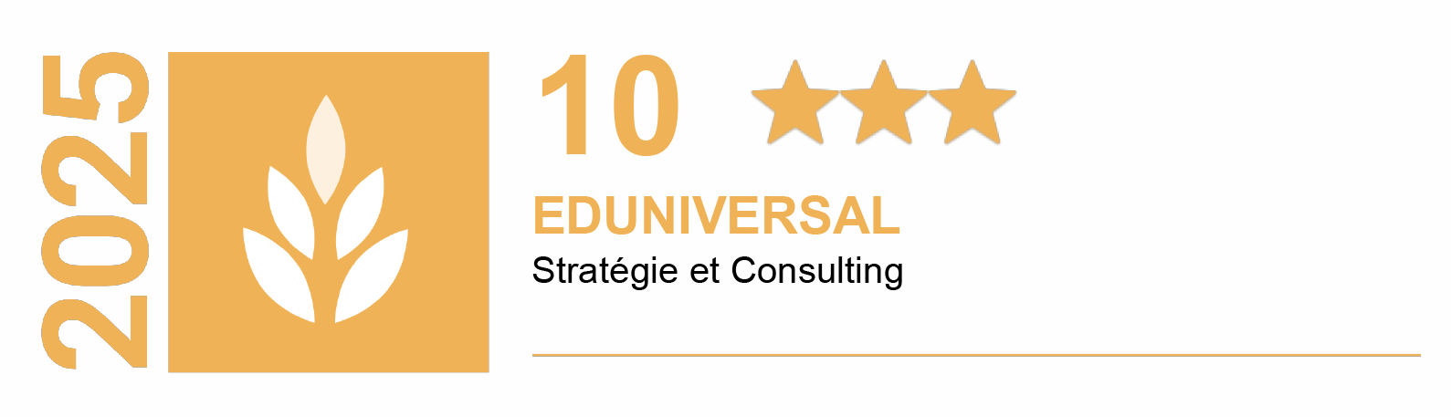 Classement eduniversal 2025 national Master 2 strategic business development