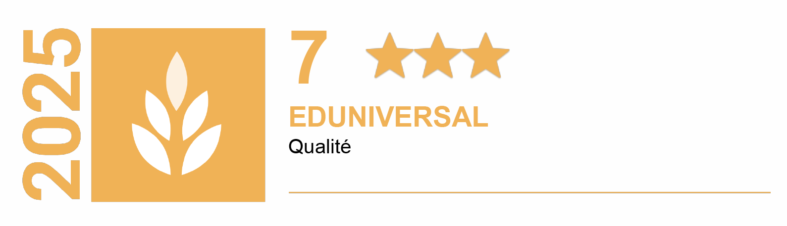 Classement eduniversal 2025 national Master lean management et qualité