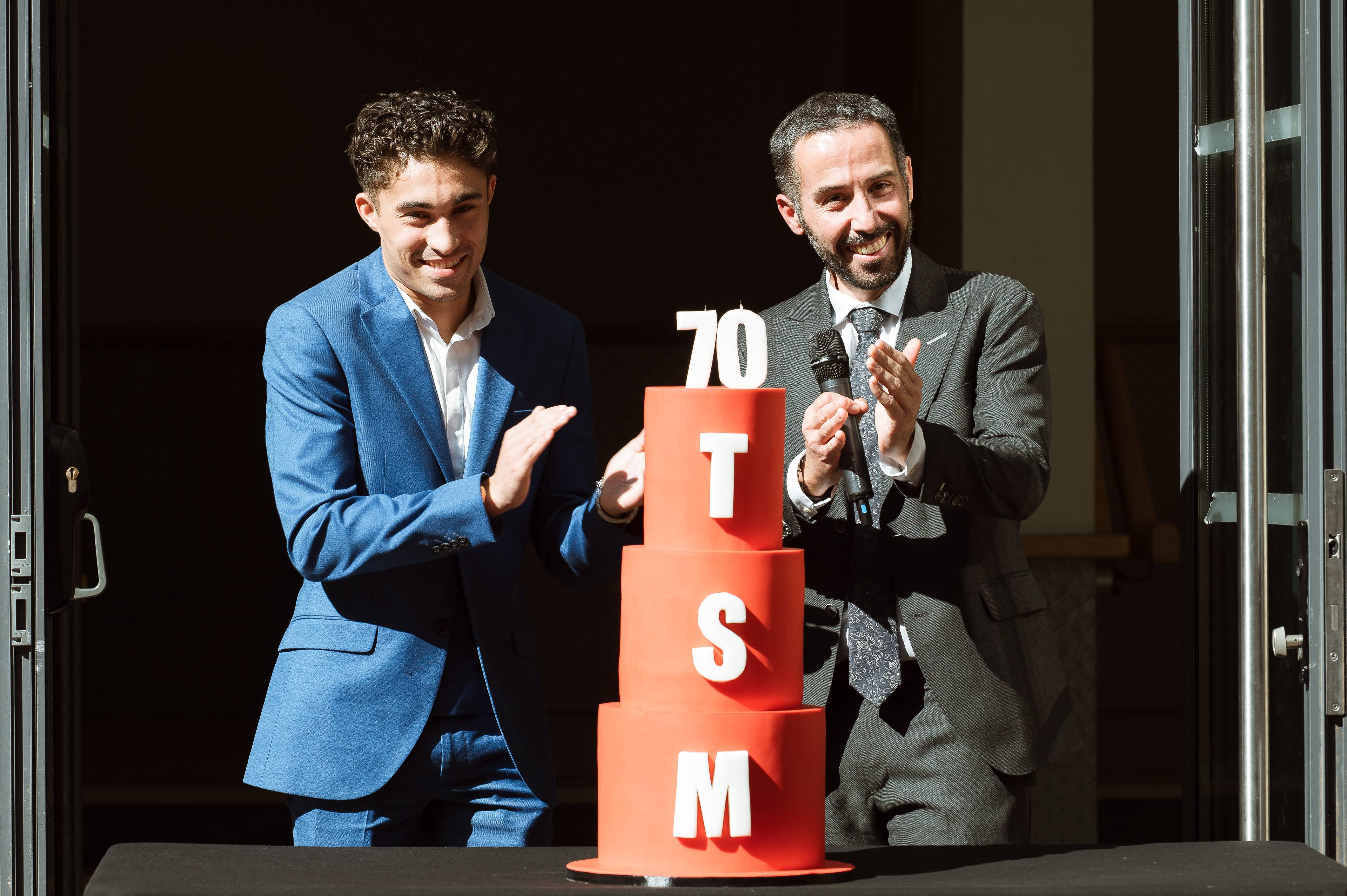 70 ans TSM Julien Grobert, directeur de TSM et le président du Bureau des Étudiants