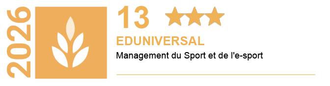 classement eduniversal 2026 national master management du sport top 13