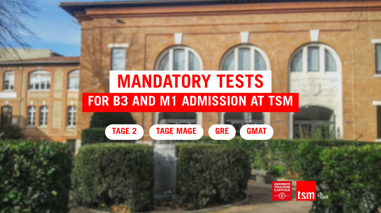 Mandatory tests for B3 and M1 admission at TSM