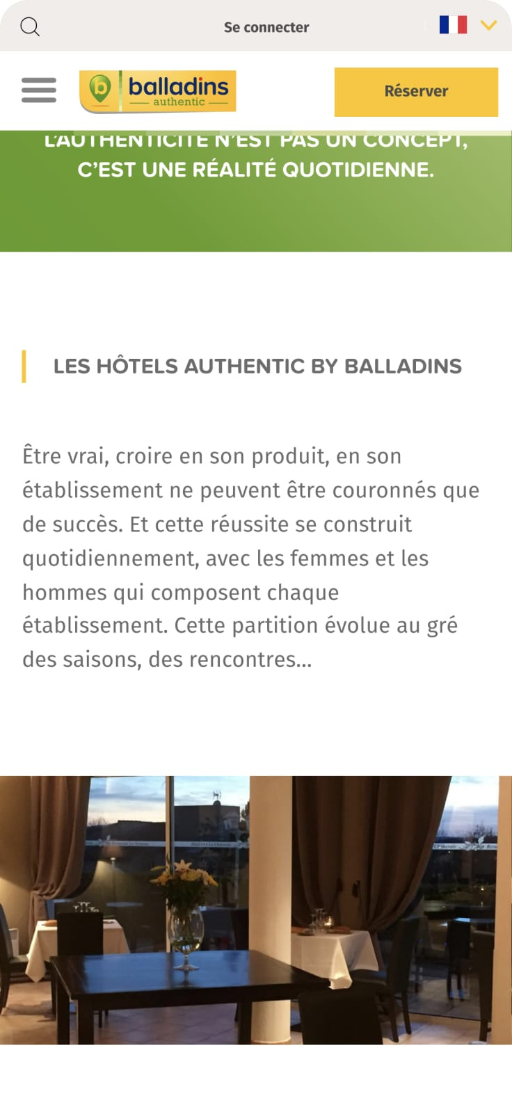 Présentation franchise Authentic by Balladins